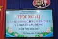TRƯỜNG THCS THỌ PHONG TỔ CHỨC HỘI NGHỊ CÁN BỘ CÔNG CHỨC, VIÊN CHỨC VÀ NGƯỜI LAO ĐỘNG NĂM HỌC 2026-2027