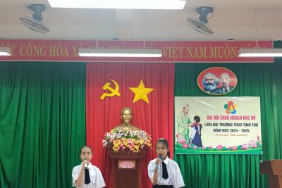 Đại hội Cháu ngoan Bác Hồ cấp liên đội và Tuyên dương các gương mặt Tiêu biểu của liên đội – Năm học 2024-2025